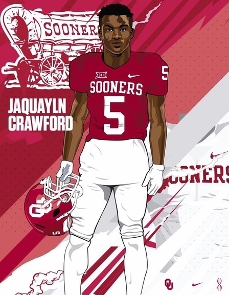 100 Days to Football Time in Oklahoma: #17 Jaquayln Crawford - The ...