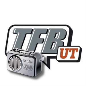 Logo featuring 'TFB' with a radio and 'UT' in orange.